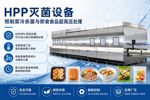 HPP灭菌设备——预制菜冷杀菌与即